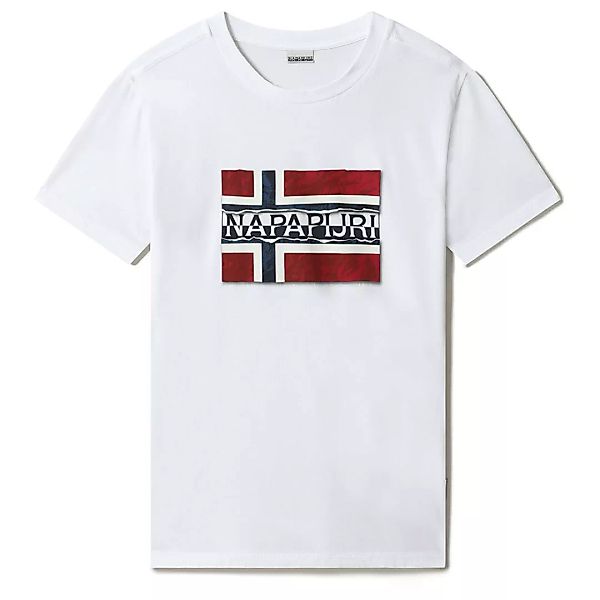 Napapijri Sench Kurzärmeliges T-shirt M Bright White 002 günstig online kaufen