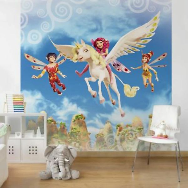 Bilderwelten Kindertapete Mia and me - Über den Wolken bunt Gr. 384 x 255 günstig online kaufen