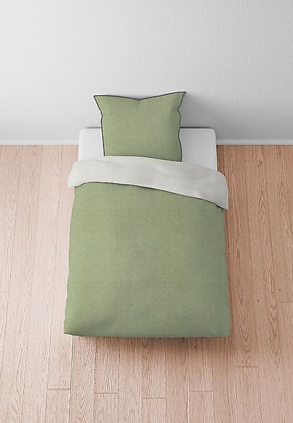 Biberna Wendebettwäsche Hermal, Flanell, 3 teilig, günstig online kaufen