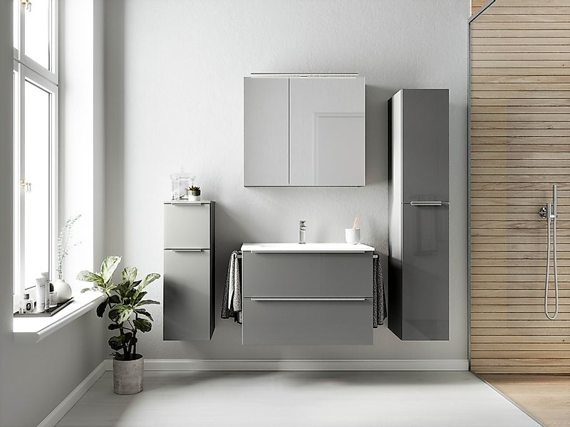 nobilia Waschtisch-Set "Levere", (1 St., vormontiert, mit Soft-Close), Hoch günstig online kaufen