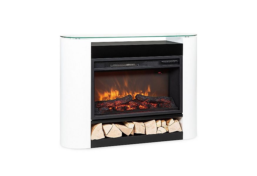 Klarstein Elektrokamin Studio 10 Arc, elektrischer Kamin Heizfunktion elekt günstig online kaufen