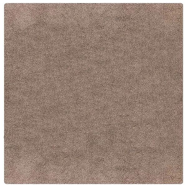 vidaXL Anti-Rutsch Shaggy Teppich Braun 120 x 120 cm PP 4019791 günstig online kaufen