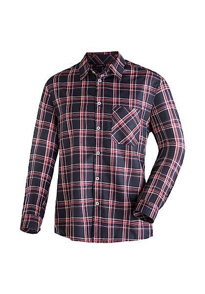 Maier Sports Funktionshemd "Claas" Herren Hemd, langarm Karohemd für Outdoo günstig online kaufen