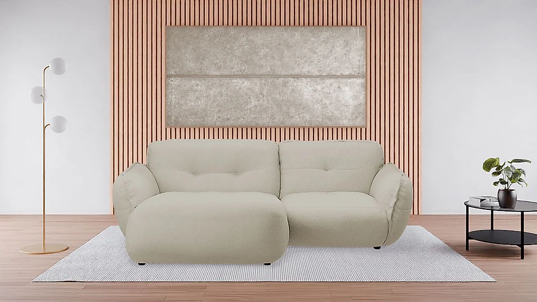 BETYPE Ecksofa "Be Fluffy", Softes Sitzgefühl, moderne Kedernaht, hochwerti günstig online kaufen