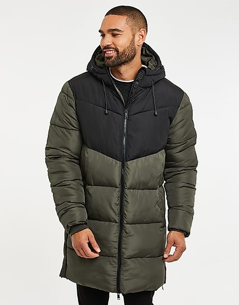 Threadbare Steppmantel THB Mens Long Line günstig online kaufen