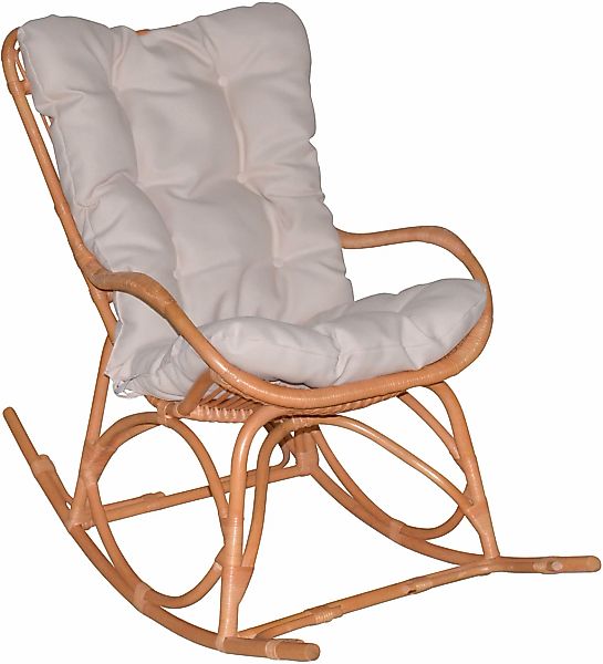 HOFMANN LIVING AND MORE Schaukelsessel 1 Stk. tlg. Handgeflochten günstig online kaufen