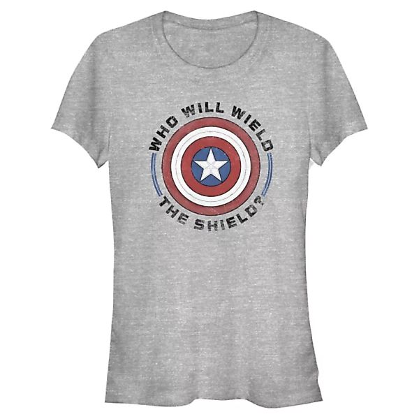 Marvel - The Falcon and the Winter Soldier - Logo Wield Shield - Frauen T-S günstig online kaufen