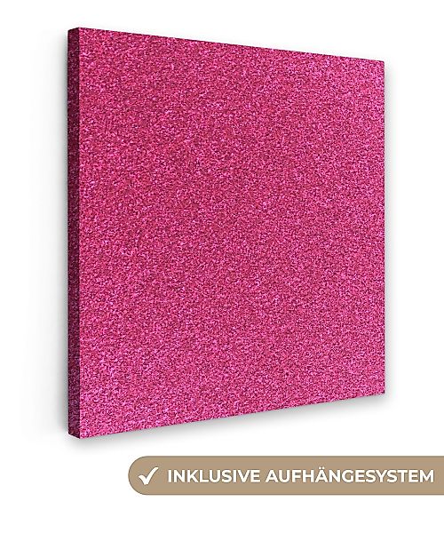 OneMillionCanvasses® Leinwandbild Rosa - Abstrakt - günstig online kaufen