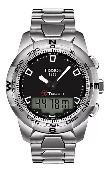 Tissot T-TOUCH II, STAHL/STAHLBAND T047.420.11.051.00 Herrenchronograph günstig online kaufen