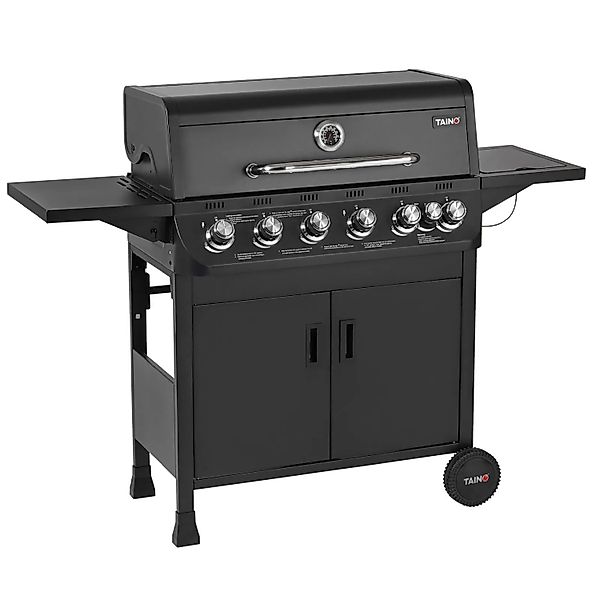 TAINO BRANDO 6+1 Gasgrill 6 Brenner Seitenkocher BBQ Grillwagen Gasgriller günstig online kaufen