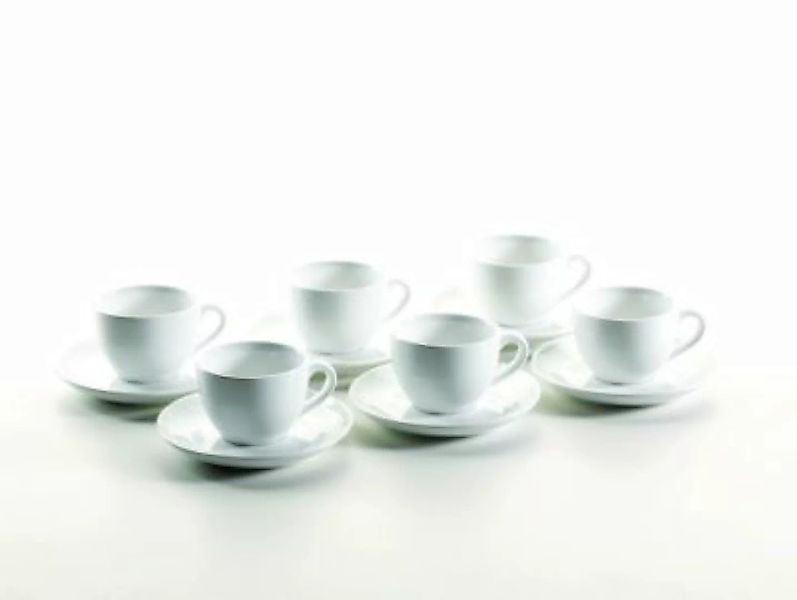 MÄSER Kaffeetassen-Set, Porzellan COLOMBIA weiß günstig online kaufen