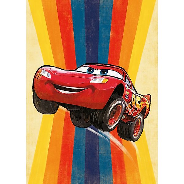 Disney Fototapete Cars Rot Gelb und Blau 200 x 280 cm 612086 günstig online kaufen