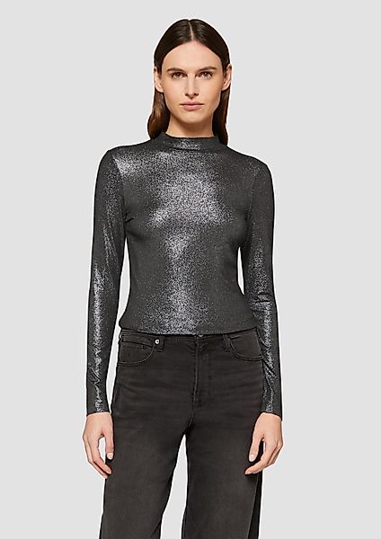 s.Oliver Langarmshirt T-Shirt Schmal geschnittenes Langarmshirt günstig online kaufen