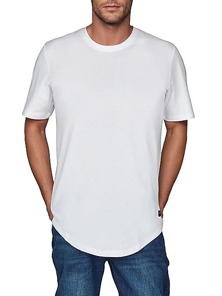 Jack & Jones Tshirt Herren lang geschnitten Set 100% Baumwolle Regular Fit günstig online kaufen