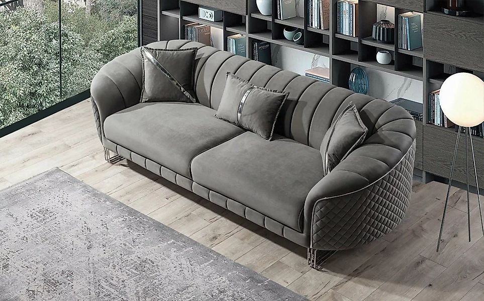 Villa Möbel Sofa Porto, Set, Handmade Quality,strapazierfähiger,pflegeleich günstig online kaufen