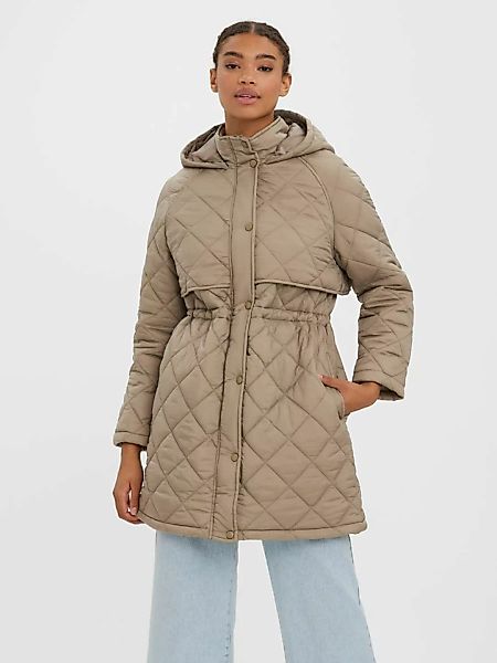 VERO MODA Quilted Coat Damen Beige; Brown günstig online kaufen