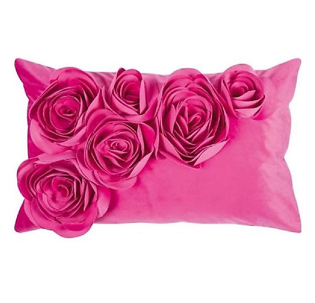 PAD Kissenhülle PAD Kissenhülle Samt Floral Hot Pink(30x50cm) günstig online kaufen