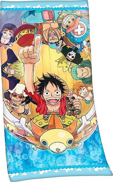 OnePiece Badetuch One Piece, Velours (1-St), hochfarbig bedruckt günstig online kaufen