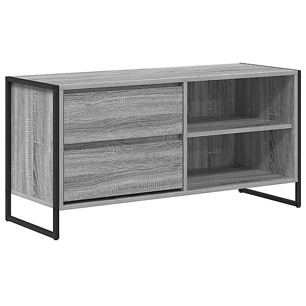 vidaXL TV-Schränk Graues Sonoma 100 x 36 x 49,5 cm Holzwerkstoff 886561 günstig online kaufen