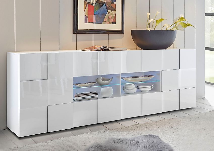 INOSIGN Sideboard "Dama Breite 241, Kommode 2 Türen u. 4 Schubkästen, Anric günstig online kaufen