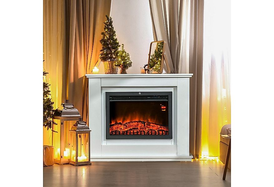 HOMCOM Elektrokamin 2000W Kaminofen, Elektrischer Kamin mit Heizschutz, für günstig online kaufen