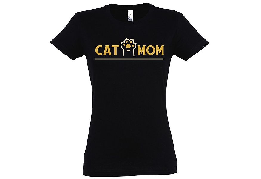 Youth Designz Print-Shirt Cat Mom Damen T-Shirt mit modischen Frontprint günstig online kaufen