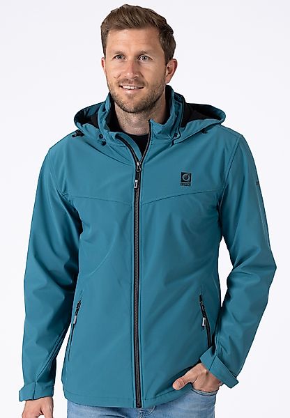 LPO Softshelljacke "Softshelljacke Melvin" abnehmbare, verstellbare Kapuze günstig online kaufen