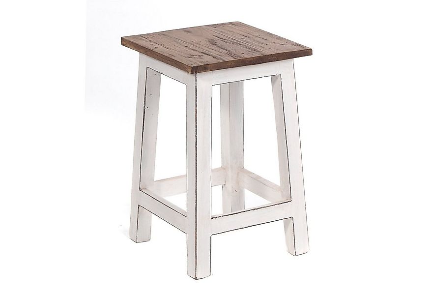 DESIGN DELIGHTS Hocker Sitzhocker MADERO, 48x30cm(HxB) Altholz Holzhocker, günstig online kaufen