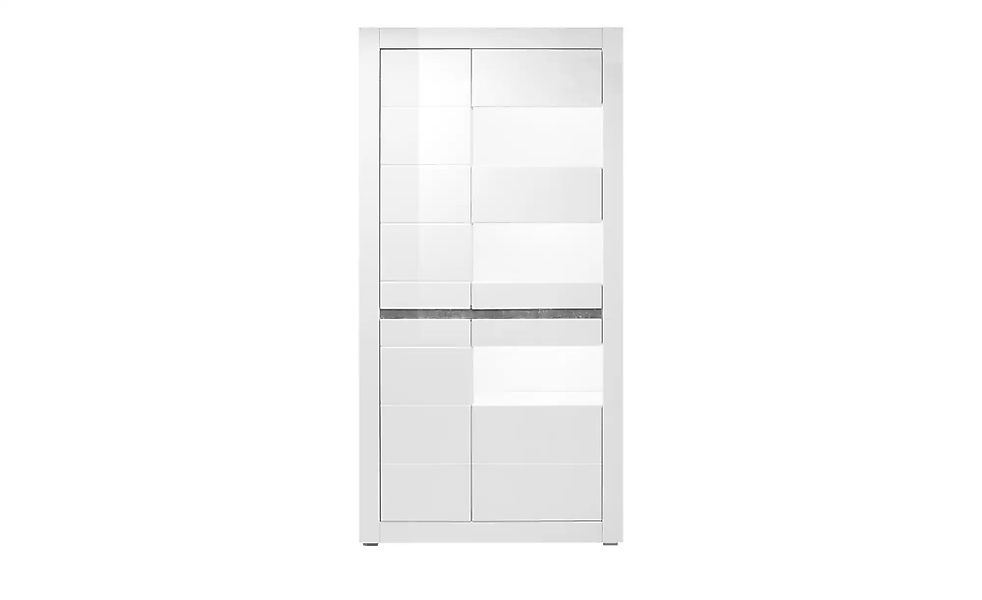 Vitrine  Suavo ¦ weiß ¦ Maße (cm): B: 100 H: 198 T: 35.0 Schränke > Vitrine günstig online kaufen