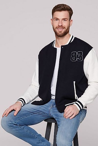 CAMP DAVID Collegejacke mit Druckknöpfen günstig online kaufen