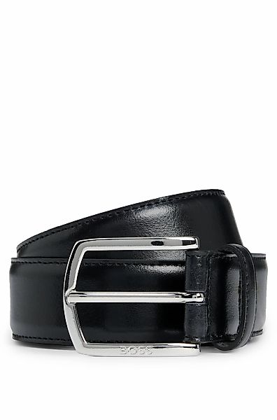 BOSS Ledergürtel "Claus-Tx-St Sz35", mit Logo-Gravur am Verschluss günstig online kaufen