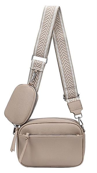 ITALYSHOP24 Schultertasche Damen Umhängetasche Brusttasche Shopper CrossOve günstig online kaufen