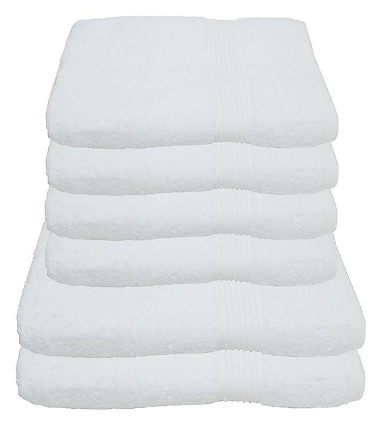 Julie Julsen Handtücher 6-Handtücher-Weiss, Baumwolle (6-St) günstig online kaufen