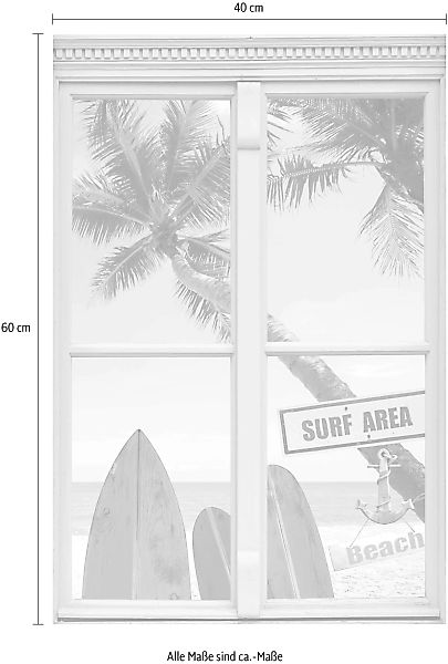 queence Wandsticker "Surf Area Beach" günstig online kaufen