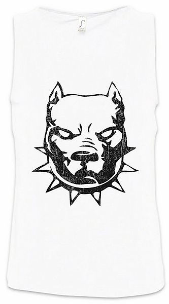 Urban Backwoods Tanktop Pit Dog Bull Ärmelloses T-Shirt Kette Bissiger Hund günstig online kaufen