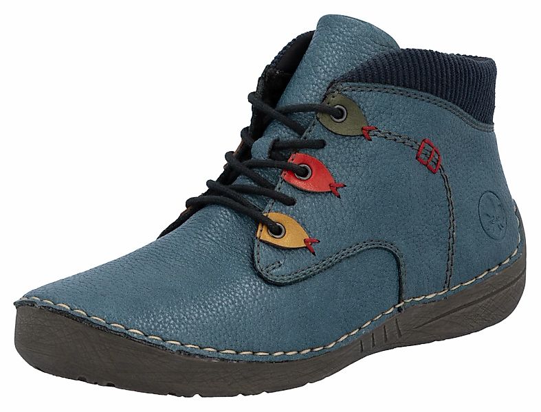 Rieker Schnürboots, Stiefelette, Casualboots, High Top Sneaker mit Innenrei günstig online kaufen