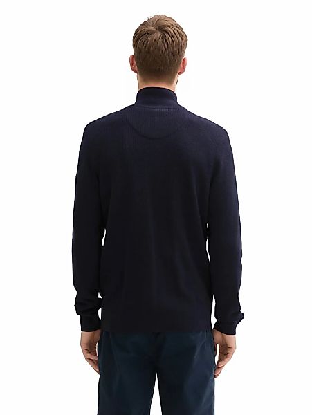 TOM TAILOR Strickjacke, mit Zipper und Eingrifftaschen günstig online kaufen