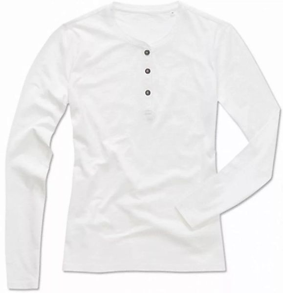 Stedman Langarm-Poloshirt Damen Sharon Henley Long Sleeve for women günstig online kaufen