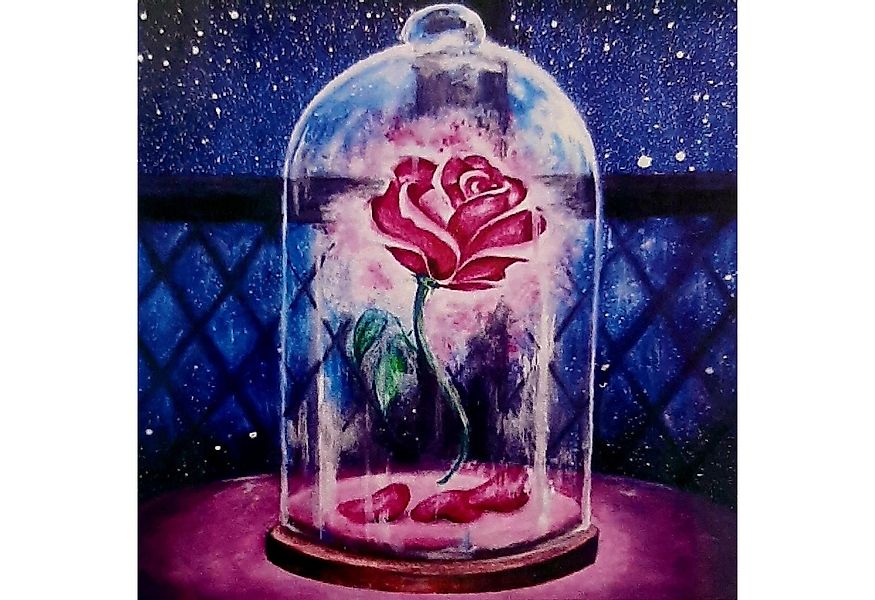 LA CUTE Malen nach Zahlen 5d Diamond Painting Rose im Glas Malen nach Zahle günstig online kaufen