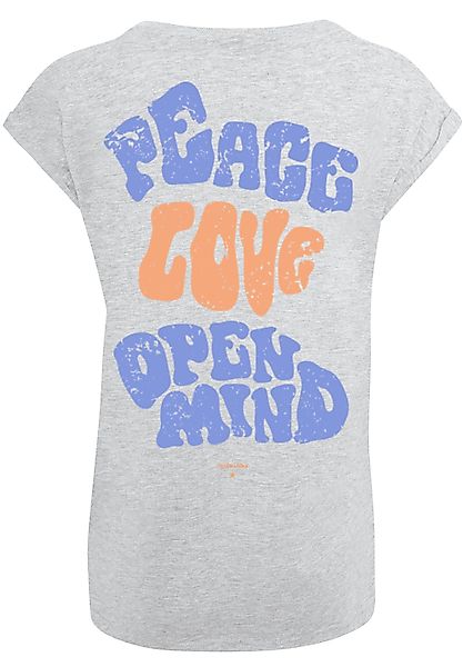 F4NT4STIC T-Shirt "Peace Love and Open Mind", Print günstig online kaufen