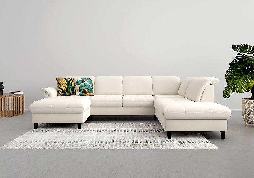 sit&more Wohnlandschaft "Maggiore U-Form", wahlweise mit Kopfteilverstellun günstig online kaufen