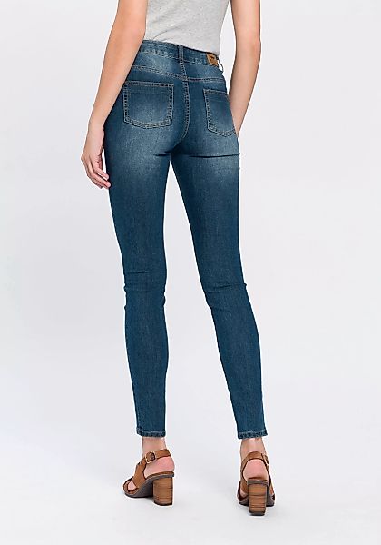 Arizona Slim-fit-Jeans "Shaping", enge Passform, Röhrenjeans, Used-Look-Was günstig online kaufen