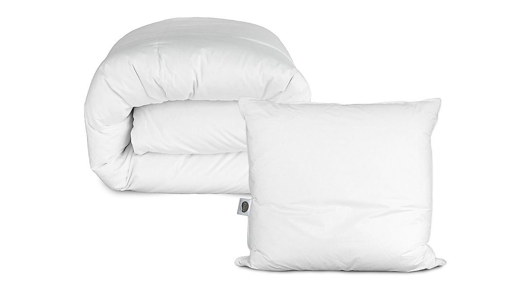 DormiGood Daunenbettdecke + Daunenkissen Set, Premium günstig online kaufen