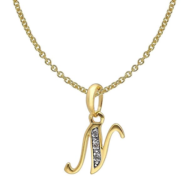 trendor Kette mit Anhänger Buchstaben-Anhänger N günstig online kaufen