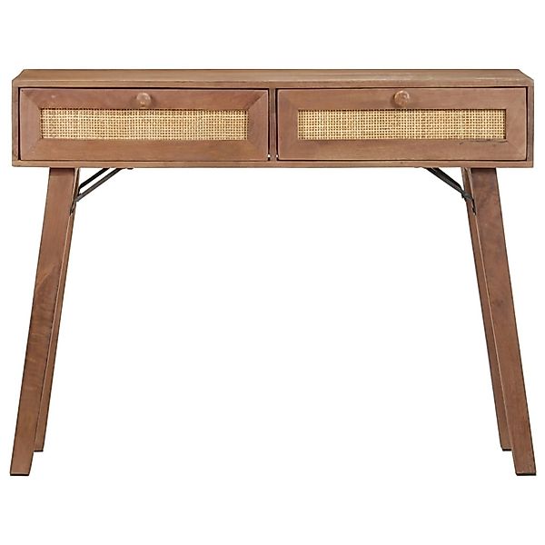 vidaXL Konsolentisch 100x35x76 cm Mango Massivholz günstig online kaufen