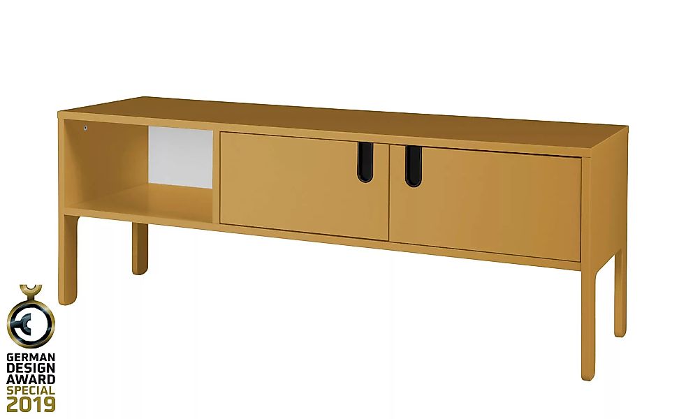 TV-Lowboard - gelb - 137 cm - 50 cm - 40 cm - Sconto günstig online kaufen
