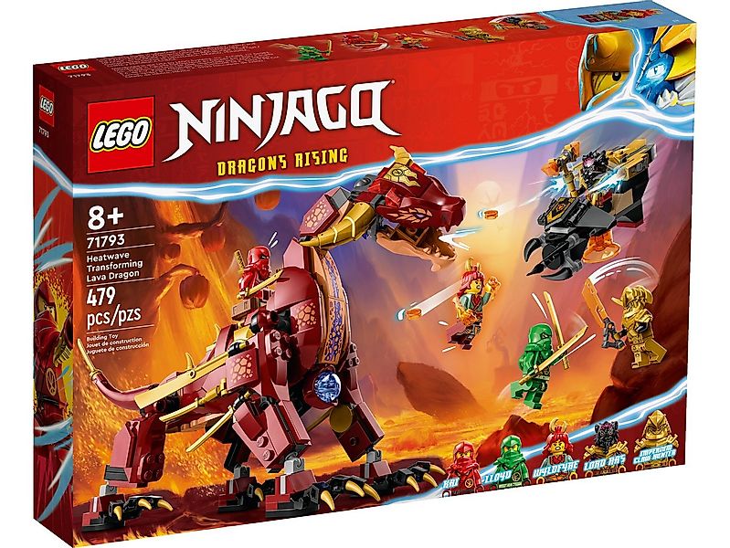 LEGO® LEGO® Ninjago 71793 Wyldfires Lavadrache Konstruktionsspielsteine, (4 günstig online kaufen