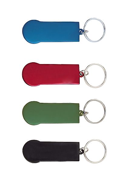 Best Offer Schlüsselanhänger 4x Metall-Schlüsselanhänger mit günstig online kaufen