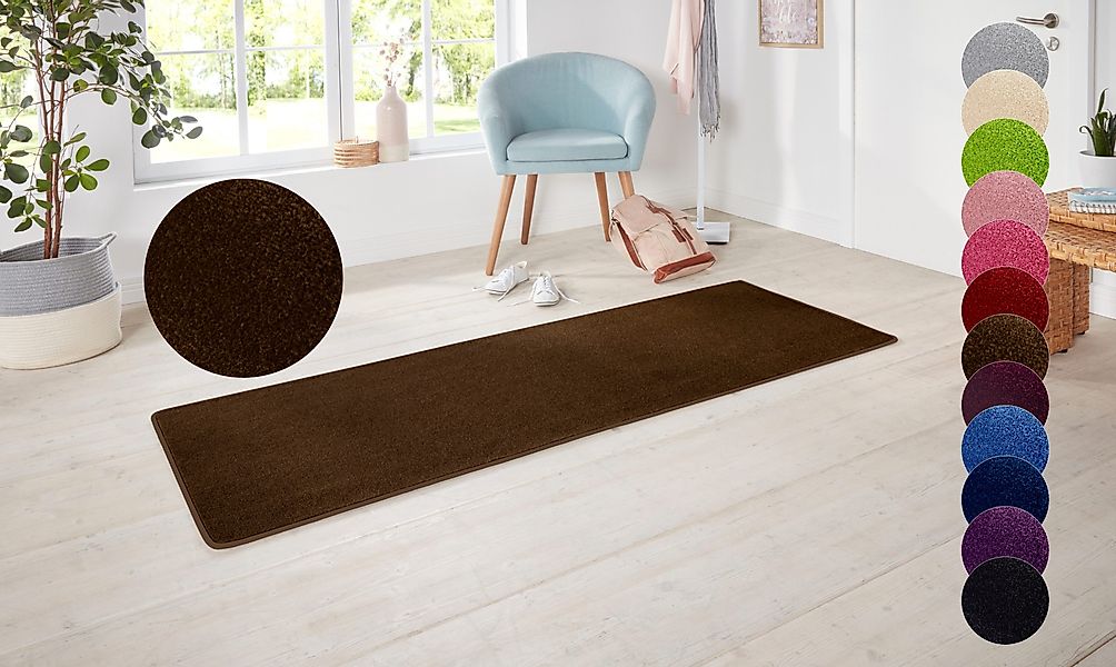 HANSE Home Teppich "Shashi" rechteckig 8,5 mm Höhe Kurzflor, Unifarben, Läu günstig online kaufen