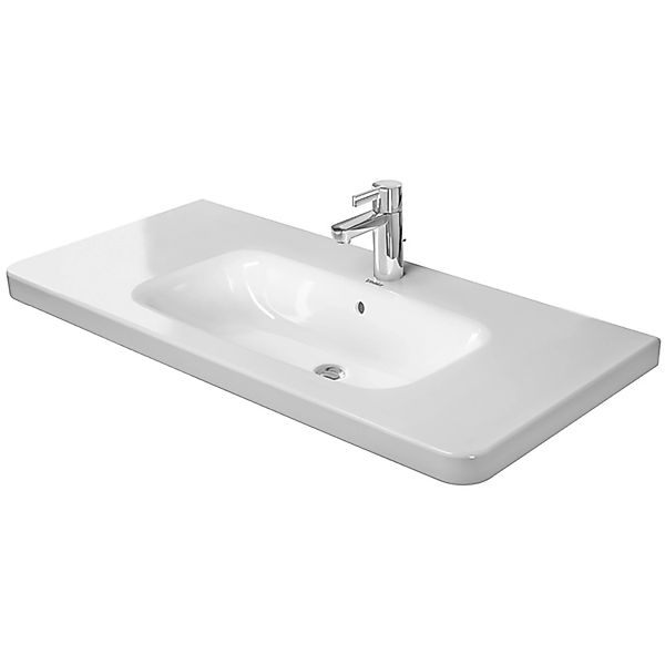 Duravit Möbelwaschtisch DuraStyle 100 cm Weiß 1 Hahnloch mit WonderGliss günstig online kaufen